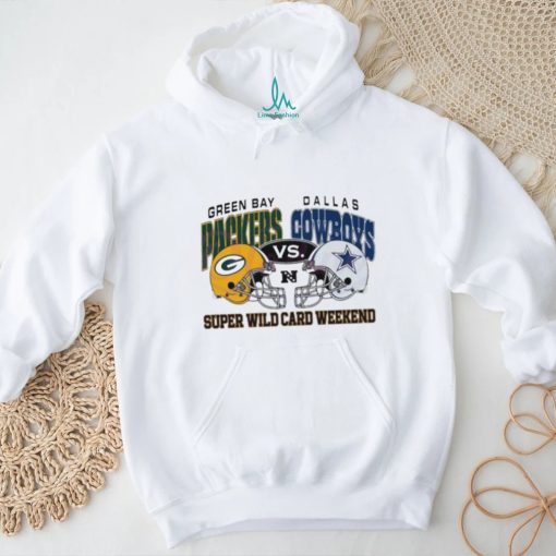 Green Bay Packers Vs Dallas Cowboys Super Wild Card 2024 Helmet Shirt