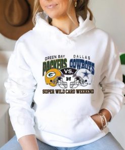 Green Bay Packers Vs Dallas Cowboys Super Wild Card 2024 Helmet Shirt