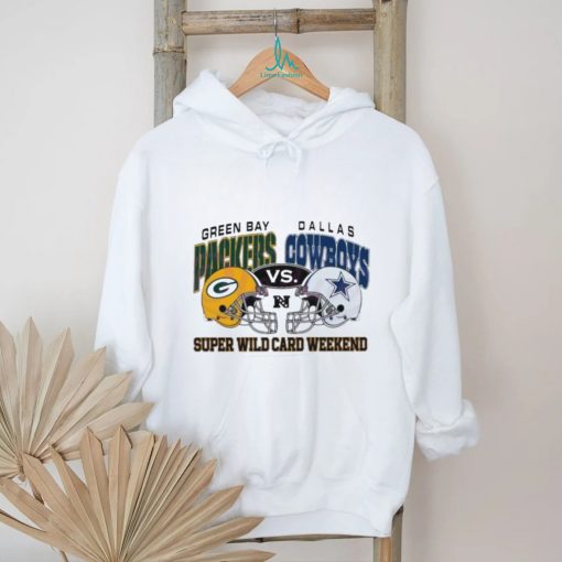 Green Bay Packers Vs Dallas Cowboys Super Wild Card 2024 Helmet Shirt