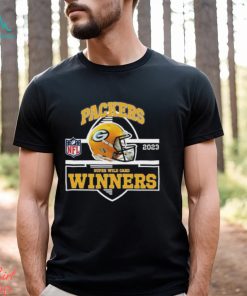 Green Bay Packers Winners Champions 2023 Super Wild Card NFL Divisional Helmet Logo Unisex T Shirt