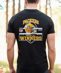 Green Bay Packers Winners Champions 2023 Super Wild Card NFL Divisional Helmet Logo Unisex T Shirt