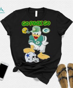 Green Bay Packers go Pack go Donald Duck stomp Dallas Cowboys shirt