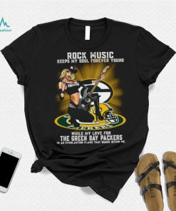 Green Bay Packers rock music keep my soul forever young shirt