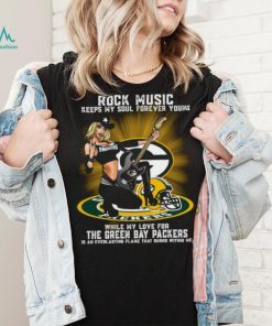 Green Bay Packers rock music keep my soul forever young shirt