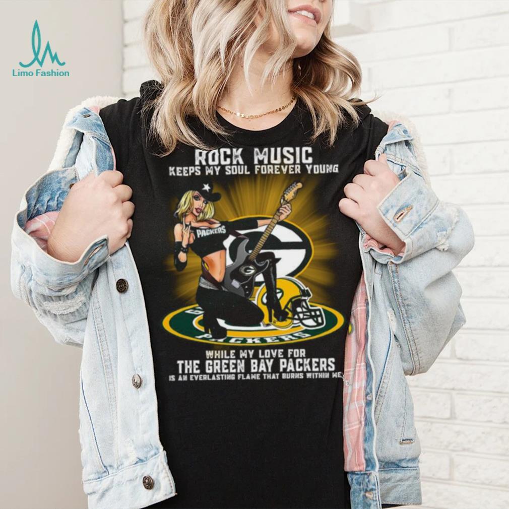 Green Bay Packers rock music keep my soul forever young shirt Green Bay Packers rock music keep my soul forever young shirt
