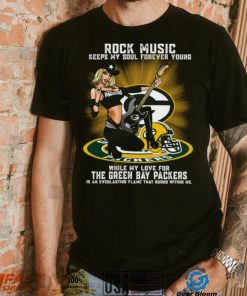 Green Bay Packers rock music keep my soul forever young shirt