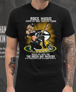 Green Bay Packers rock music keep my soul forever young shirt