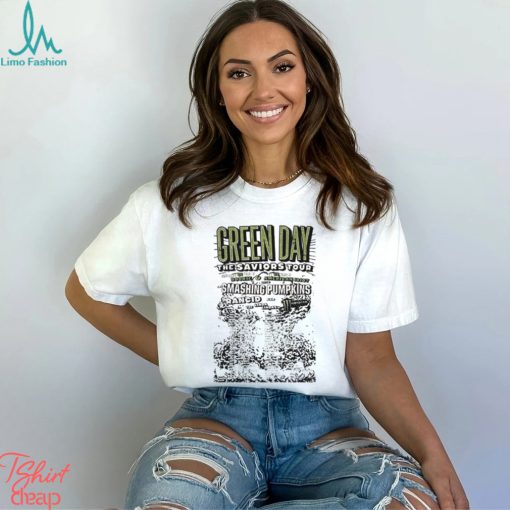 Green Day Band The Saviors 2024 Tour Sided T Shirt