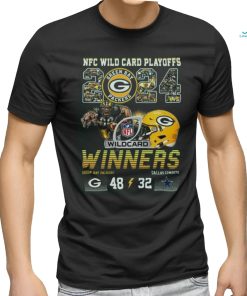 Green bay packers team 2024 nfc wild card playoffs winners green bay packers and dallas cowboys 48 32 shirt