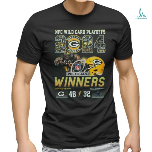 Green bay packers team 2024 nfc wild card playoffs winners green bay packers and dallas cowboys 48 32 shirt