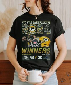 Green bay packers team 2024 nfc wild card playoffs winners green bay packers and dallas cowboys 48 32 shirt