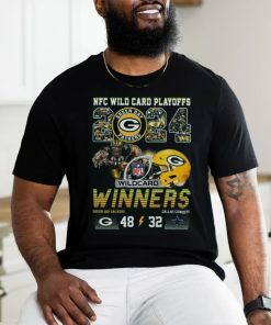 Green bay packers team 2024 nfc wild card playoffs winners green bay packers and dallas cowboys 48 32 shirt