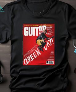 Greenday Catching Some Air In The Cover Of Guitar World Magazine Unisex T Shirt