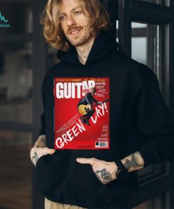 Greenday Catching Some Air In The Cover Of Guitar World Magazine Unisex T Shirt