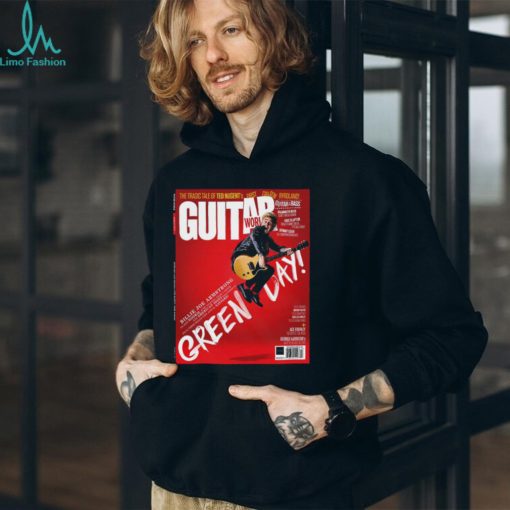 Greenday Catching Some Air In The Cover Of Guitar World Magazine Unisex T Shirt
