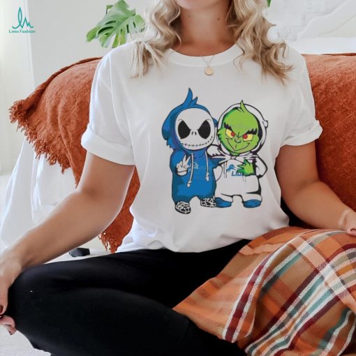 Grinch And Jack Skellington Detroit Lions shirt