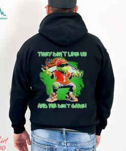 Grinch Denver Broncos They Don't Like Us And We Don't Care T Shirt