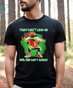 Grinch Denver Broncos They Don't Like Us And We Don't Care T Shirt