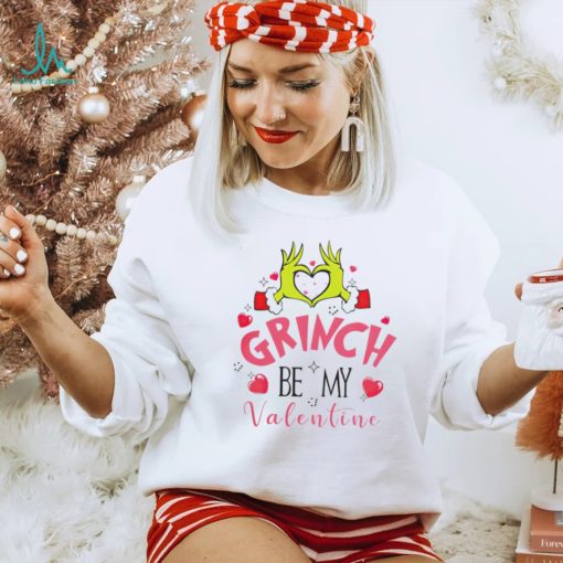 Grinch be my Valentine 2024 retro shirt