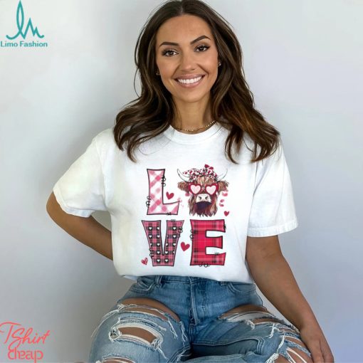 Groovy love heifer highland cow 2024 shirt