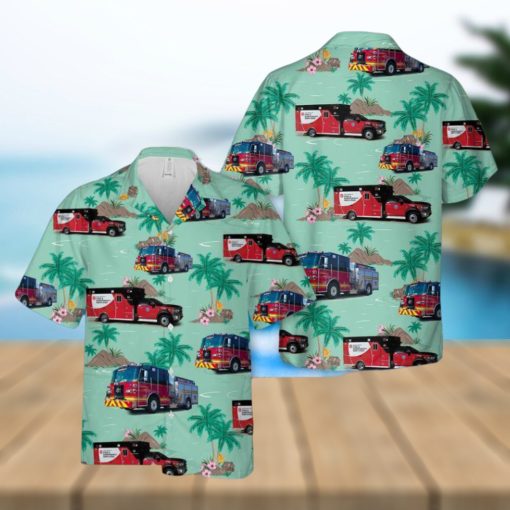 Gwinnett County Fire and Emergency Services Hawaiian Shirt