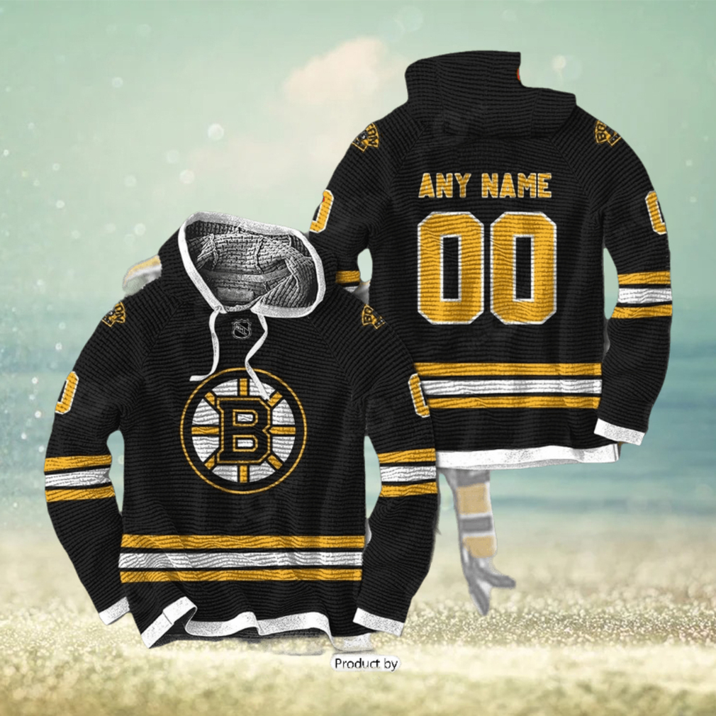 HOT Boston Bruins NHL Personalized New Black Hoodie 3D Limited HOT Boston Bruins NHL Personalized New Black Hoodie 3D Limited