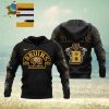 HOT 100 Years Of Boston Bruins 1924 2024 Memories Signatures Black Hoodie 3D