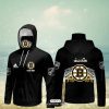 HOT 100 Years Of Boston Bruins 1924 2024 Memories Signatures Black Hoodie 3D