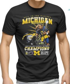 Hail To The Victors Michigan Wolverines 2023 2024 National Champions Beat Washington Shirt