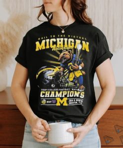 Hail To The Victors Michigan Wolverines 2023 2024 National Champions Beat Washington Shirt
