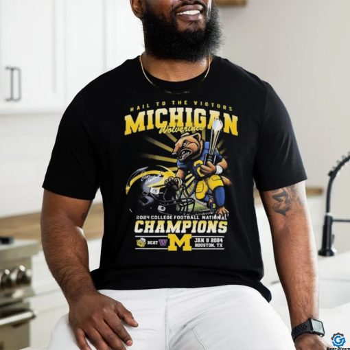 Hail To The Victors Michigan Wolverines 2023 2024 National Champions Beat Washington Shirt