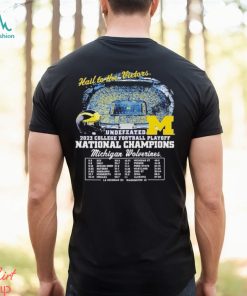 Hail to the Victors undefeated Michigan Wolverines T shirt
