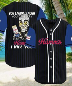Hamm’S Beer Protective Laugh Cry Baseball Jersey