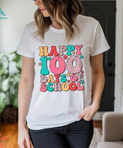 Happy 100 Days Of School Teacher Shirt, hoodie, sweater, long sleeve and tank top Happy 100 Days Of School Teacher Shirt