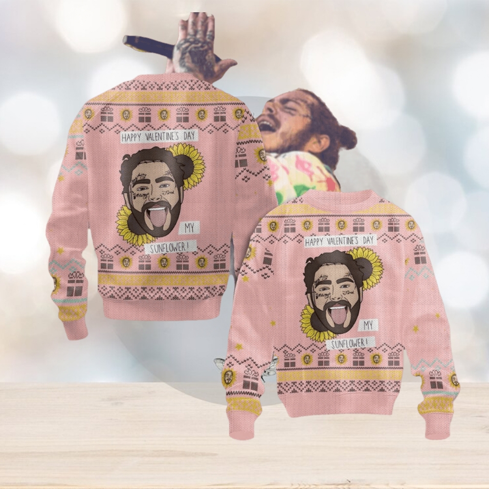 Post malone 2025 pink sweater