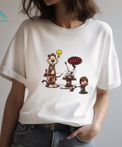 Hardcore Cosplayers Calvin and Hobbes as Kratos and Atreus shirt