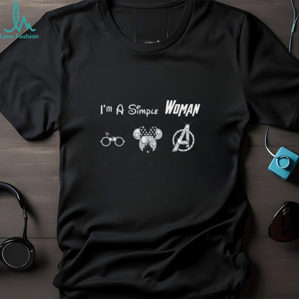 Harry Potter Minnie Avengers Lover Gift Im A Simple Woman Tshirt Harry Potter Minnie Avengers Lover Gift Im A Simple Woman Tshirt