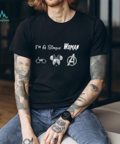 Harry Potter Minnie Avengers Lover Gift Im A Simple Woman Tshirt