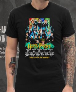 Harry Potter signatures thank you for the memories shirt