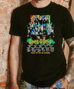 Harry Potter signatures thank you for the memories shirt