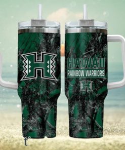 Hawaii Rainbow Warriors Realtree Hunting 40oz Tumbler