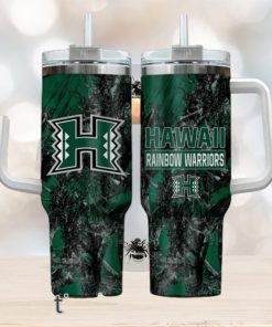 Hawaii Rainbow Warriors Realtree Hunting 40oz Tumbler