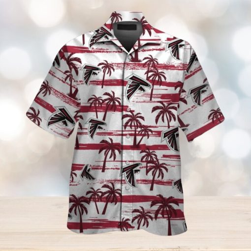 Hawaiian Atlanta Falcons Short Sleeve Shirt Button Up Tropical