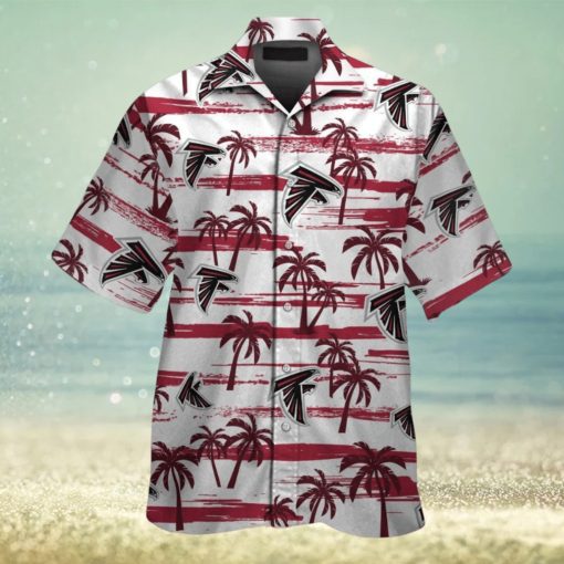 Hawaiian Atlanta Falcons Short Sleeve Shirt Button Up Tropical