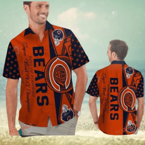 Hawaiian Shirt Flair with Chicago Bears Short Sleeve Tropical Shirt
