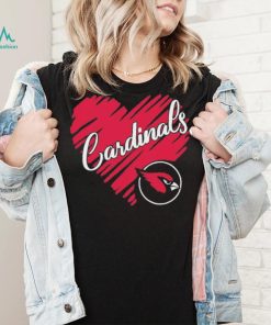 Heart Arizona Cardinals logo shirt