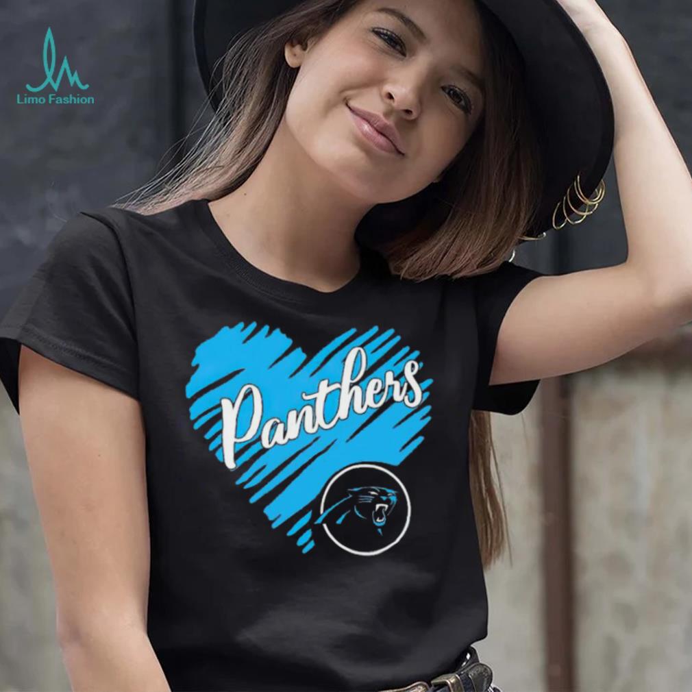 Heart Carolina Panthers logo shirt Heart Carolina Panthers logo shirt