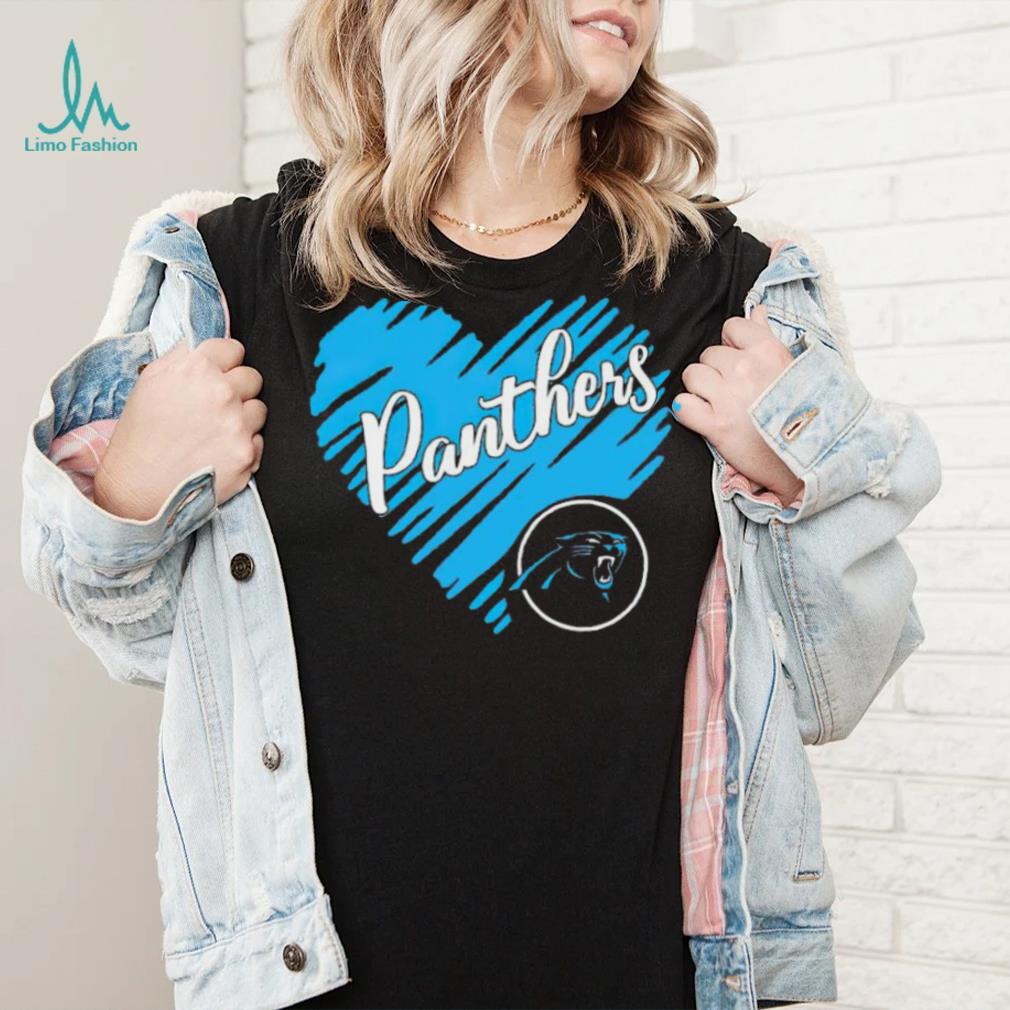 Heart Carolina Panthers logo shirt Heart Carolina Panthers logo shirt