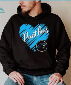 Heart Carolina Panthers logo shirt