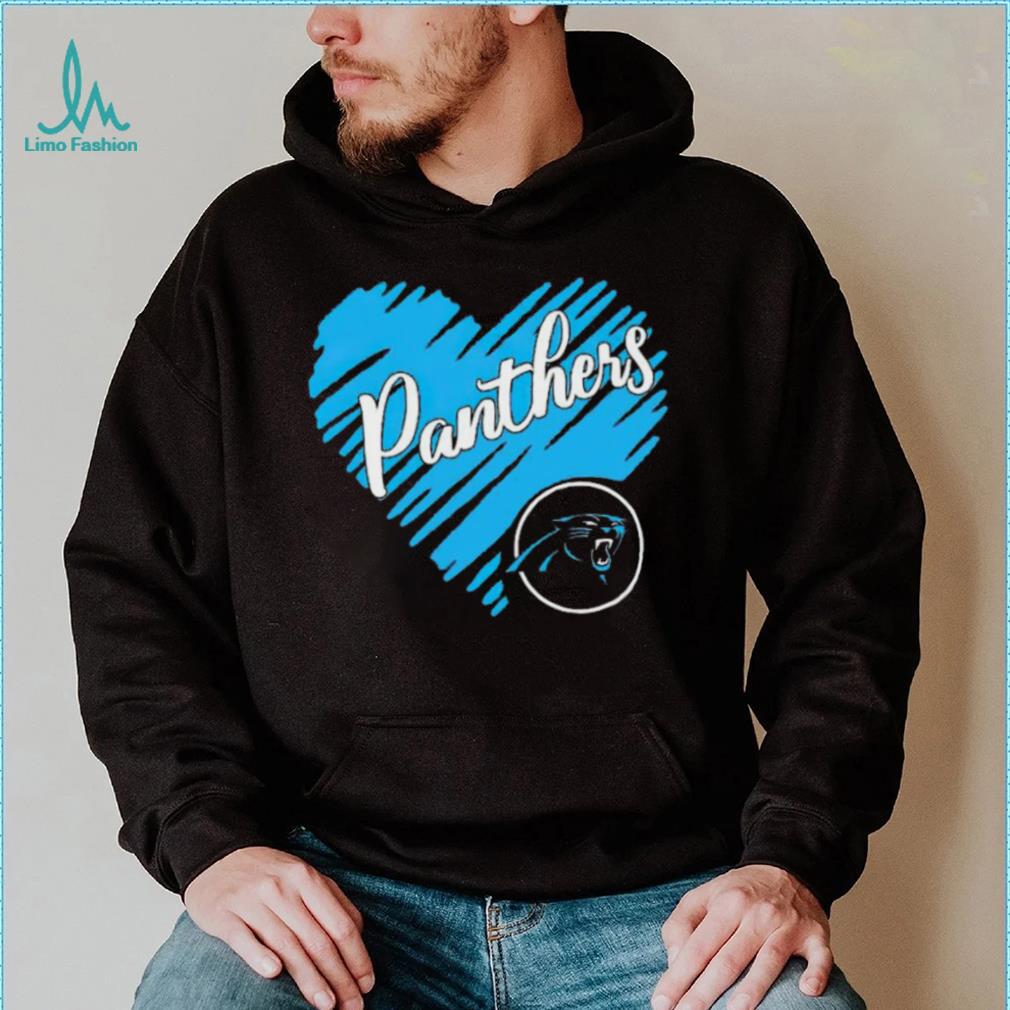 Heart Carolina Panthers logo shirt Heart Carolina Panthers logo shirt